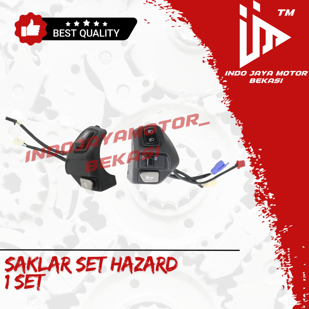 Saklar Set Hazard Yamaha Aerox 155 Plus tombol 3titik PNP Original