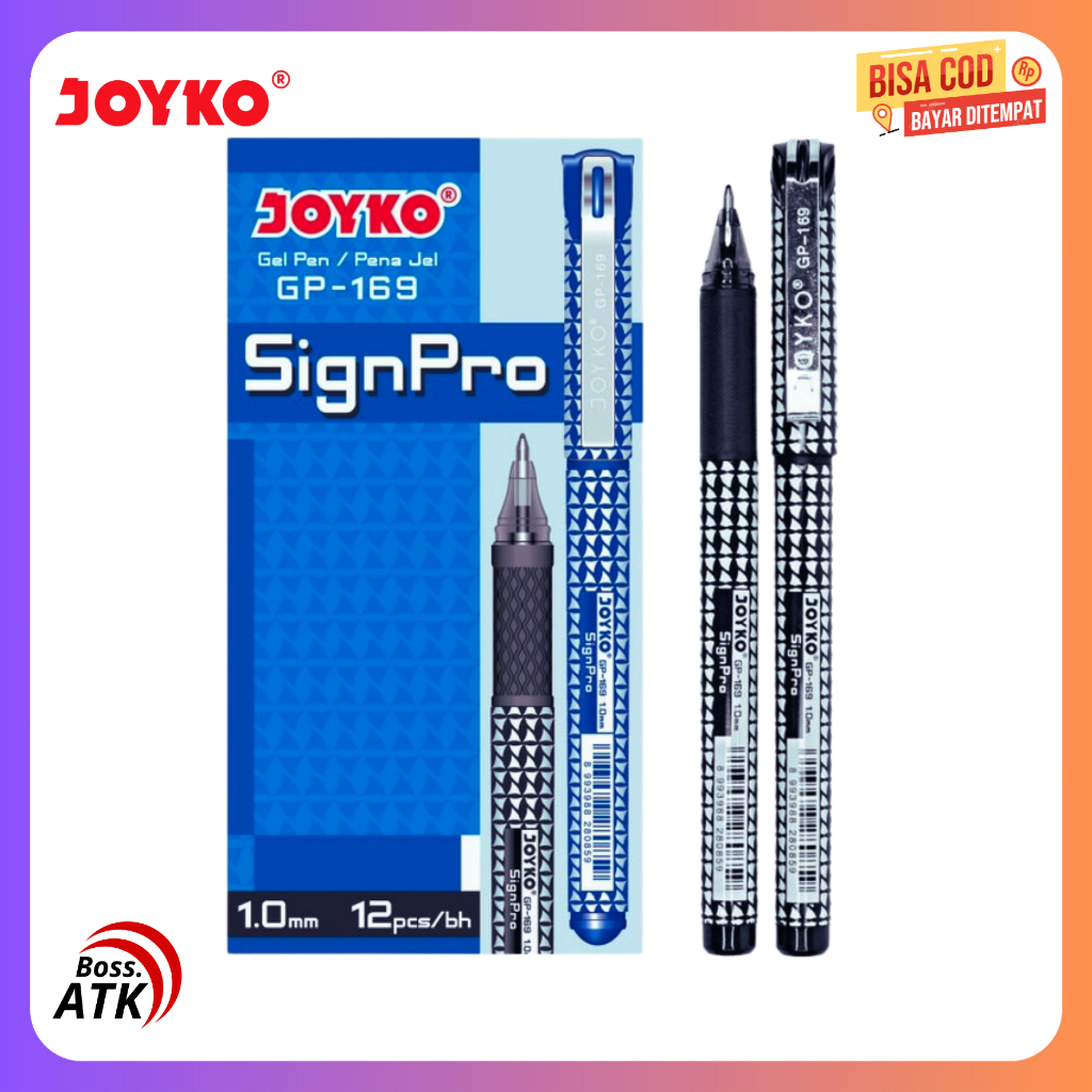 

Pulpen Tandatngan JOYKO GEL PEN SIGN PRO 1.0 PULPEN PEN JOYKO JEL SIGNPRO GP-169 Harga Untuk 1 Pcs