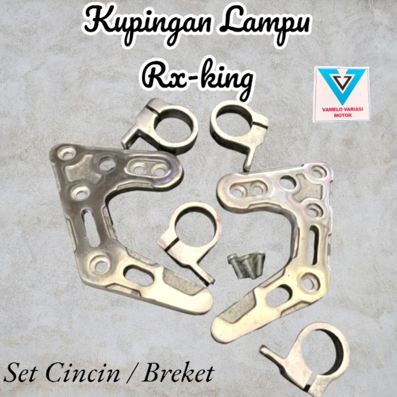 BREKET KUPING KUPINGAN LAMPU DEPAN YAMAHA RX KING PLUS CINCIN