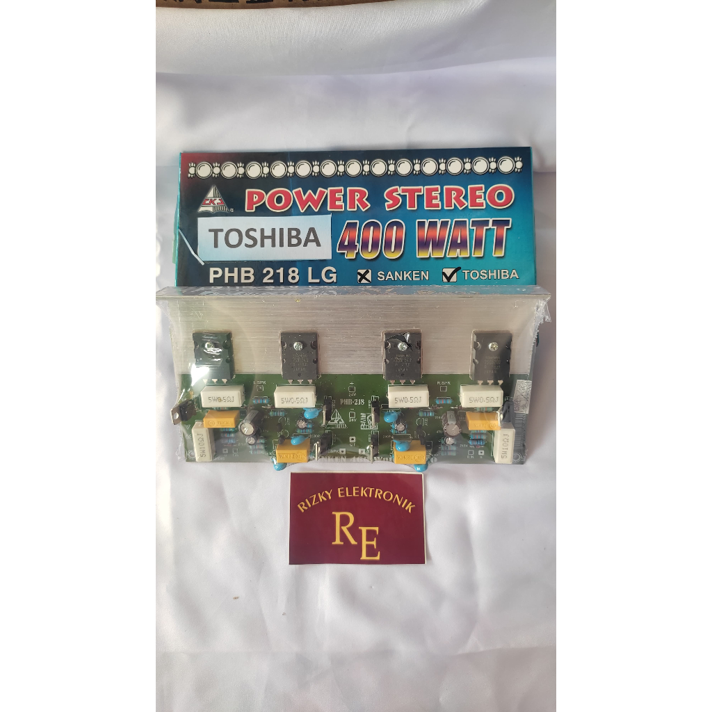 power stereo toshiba 400 watt merk ckj