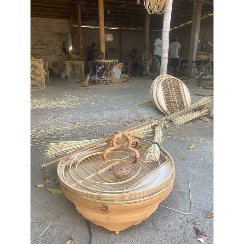 sangkar murai ambrukkan tebok kayu/tanpa ruji dan mahkota