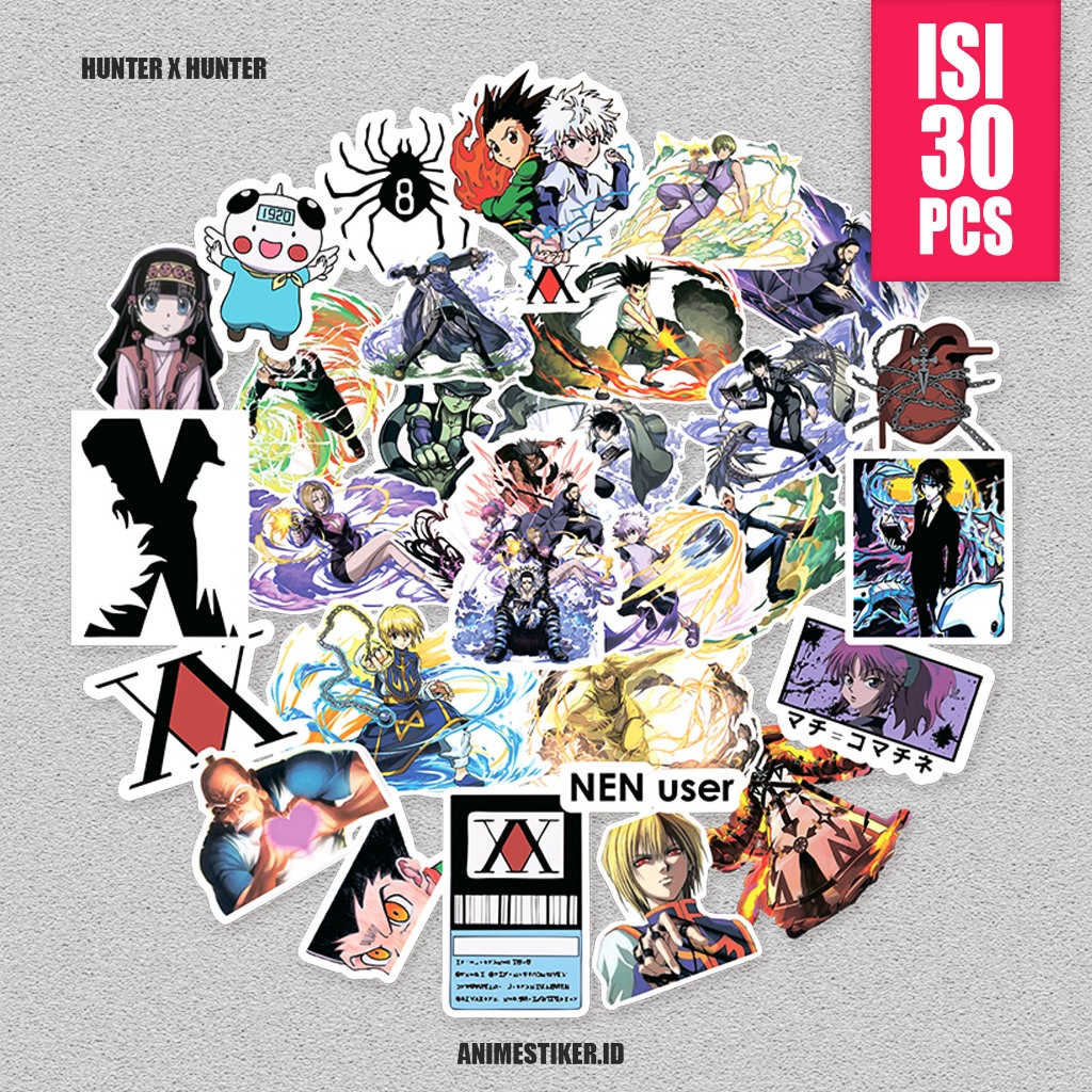 

stiker sticker pack anime HUNTER X HUNTER stiker anime stiker estetik stiker pack stiker motor stiker laptop stiker aesthetic stiker dinding