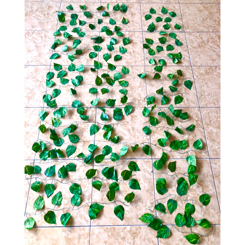 Daun plastik sirih gading Daun tanaman rambat sirih gading dekorasi Sirih Gading Plastik Daun Sirih 