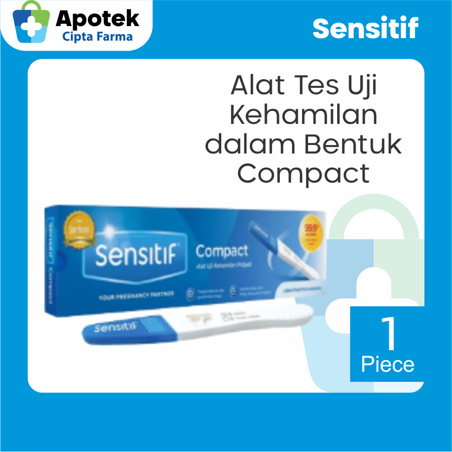 Sensitif Compact Tespek Test Pack Tes Pack Sensitif Test Pack Kehamilan Digital Alat Tespek Kehamila