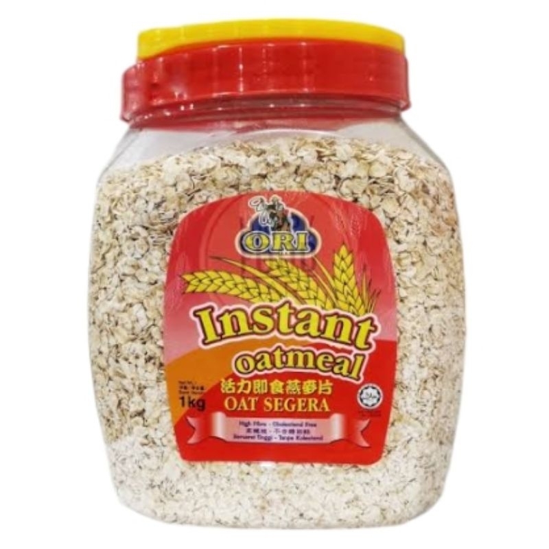 

ORI instant oatmeal sarapan oat segera toples 1000gr ci