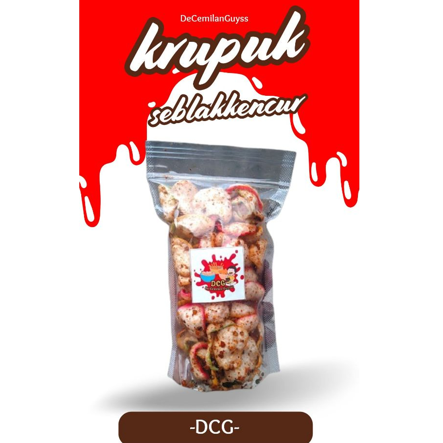 

KERUPUK SEBLAK KENCUR / KRUPUK SBLAK KERING / KERUPUK SEBLAK / SNACK CEMILAN / KRUPUK PEDES