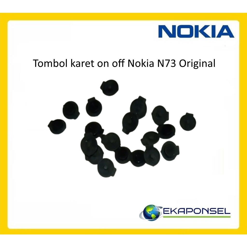 Tombol karet on off Nokia N73 Original