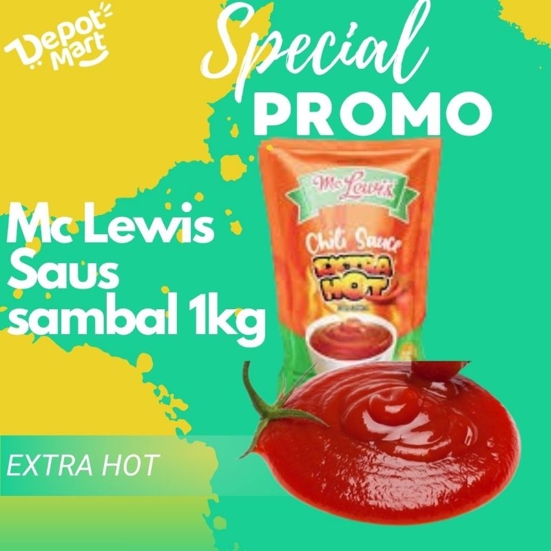 

PROMO Mc Lwis Extra Hot/Saus Sambal extrahot 1kg