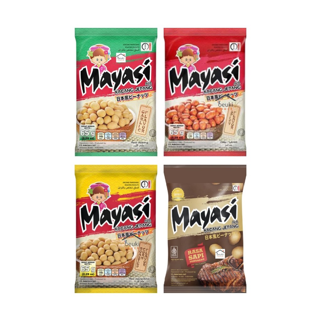 

Mayasi Kacang Jepang Kemasan Besar Berbagai Varian Pilih Rasa