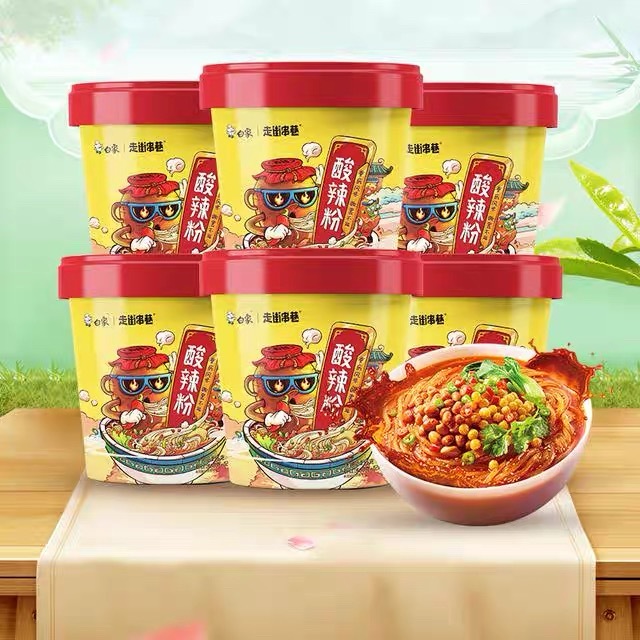 

BAIXIANG hot sour rice noodles bihun mie beras instant suanlafen