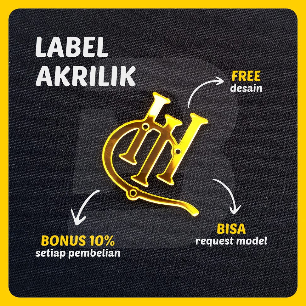 

Label Nama Bisa Request Sesuai Nama Brand - CustomLabel LA18