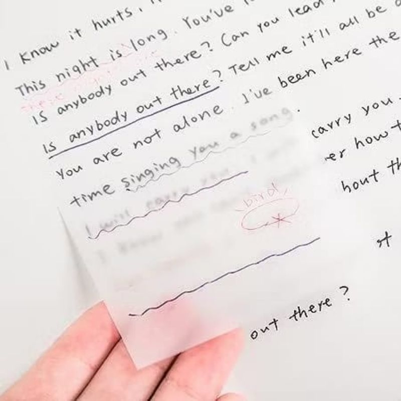 

M04 STICKY NOTE TRANSPARENT DOVE 50 LEMBAR NOTES TRANSPARAN CATATAN 7,5CN X 7,5 CM