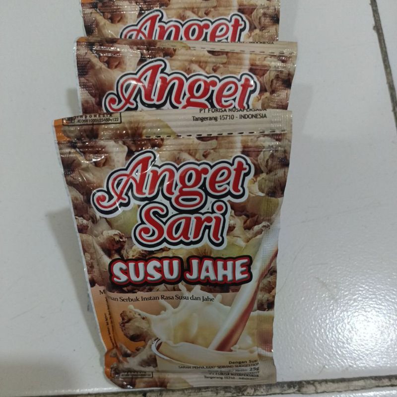 

ANGET SARI SUSU JAHE 25G (1 RENCENG 10 SACHET )