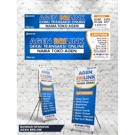 BANNER AGEN BRILINK / SPANDUK AGEN BRILINK / BALIHO AGEN BRILINK / MORPHEUS STUDIO