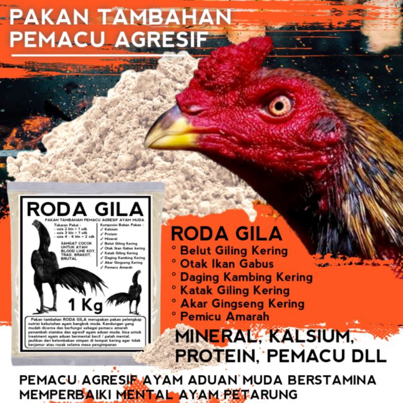 pakan ayam pemacu brakot agresif Pakhoy brutal