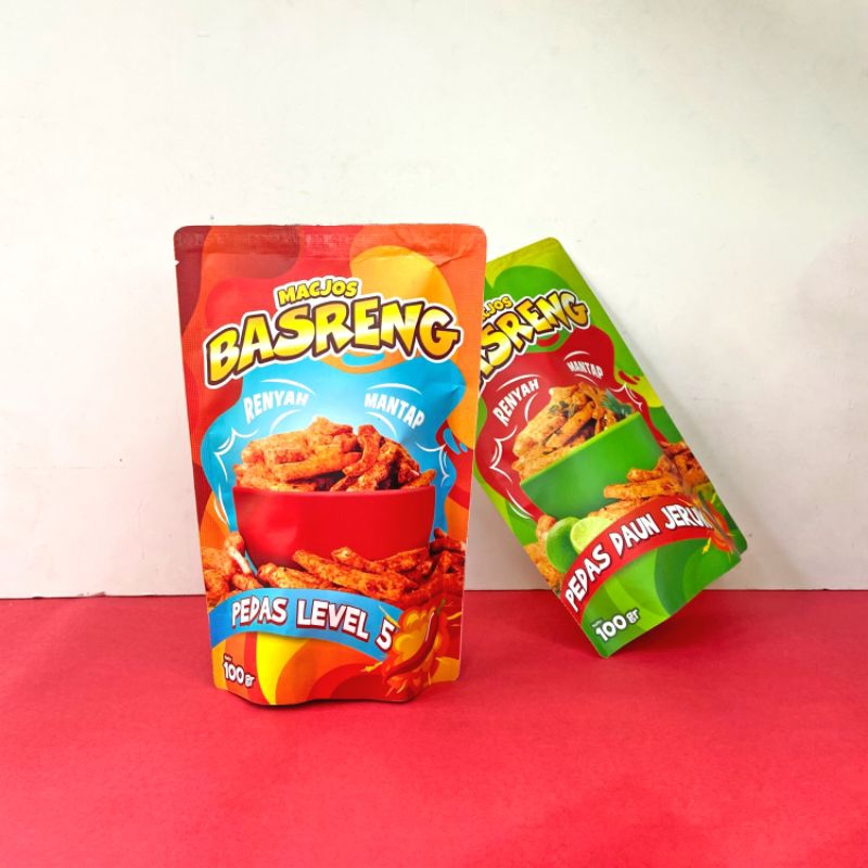 

Basreng Macjos Banyak Varian Rasa 100g, Macjos Cemilan Basreng Daun Jeruk Renyah - Basreng Macjos Daun Jeruk Asli - Cemilan Renyah, Pedas