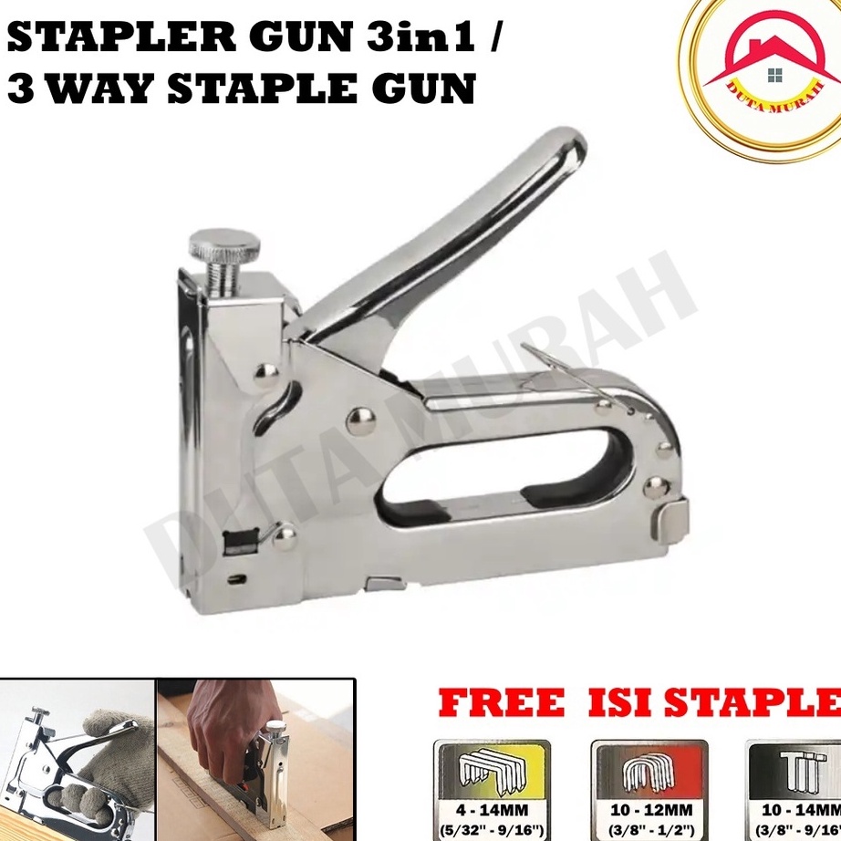 

PENAWARAN HEBOH Stapler 3 In 1 Staples Tembak Tracker 3 Way Staples