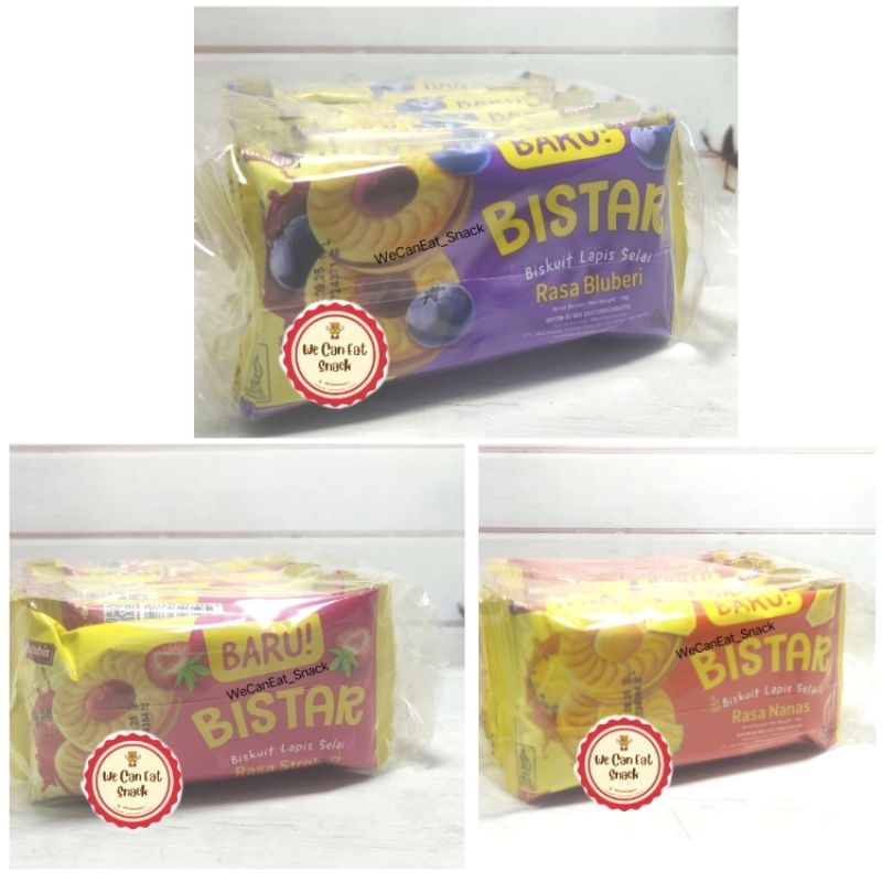 Bistar Jacobis Biskuit Lapis Selai All Varian (Isi 10 Bks)