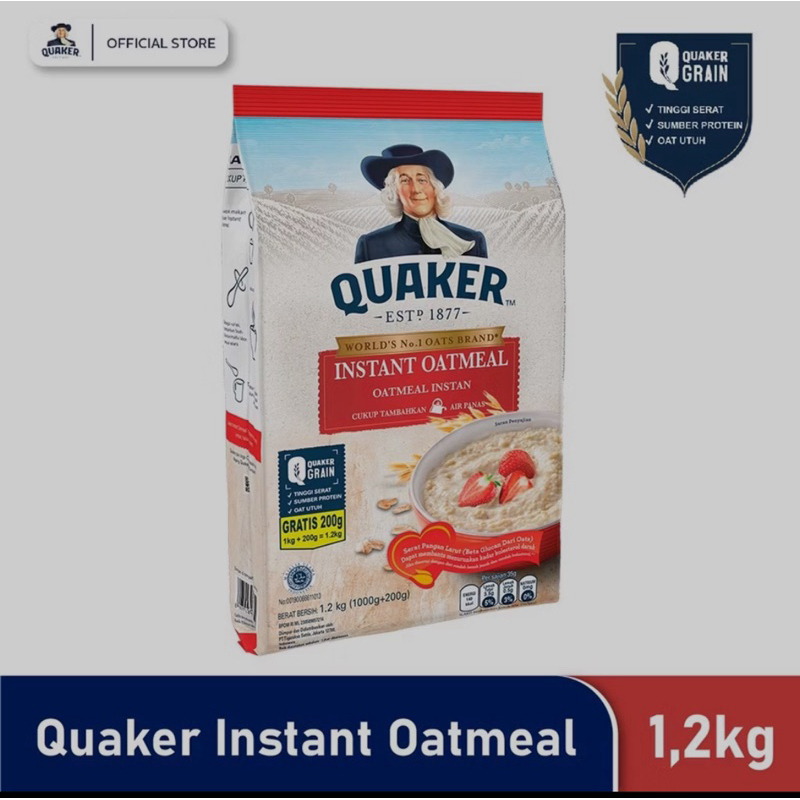

Quaker Instant Oatmeal 1200 gr