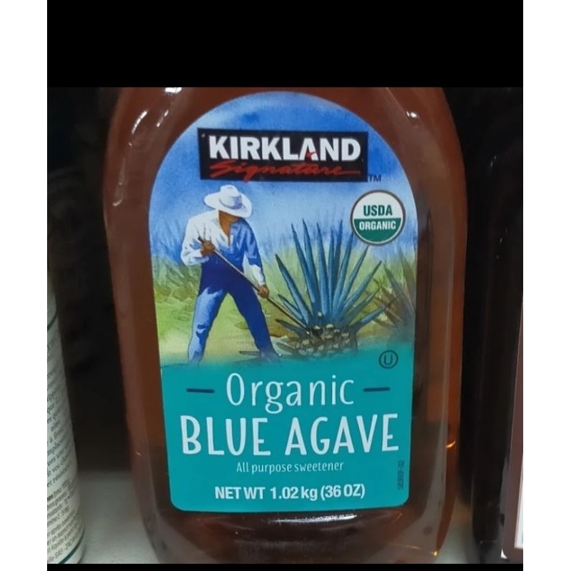 

Kirkland organic blue agave maple syrup sirup 1kg