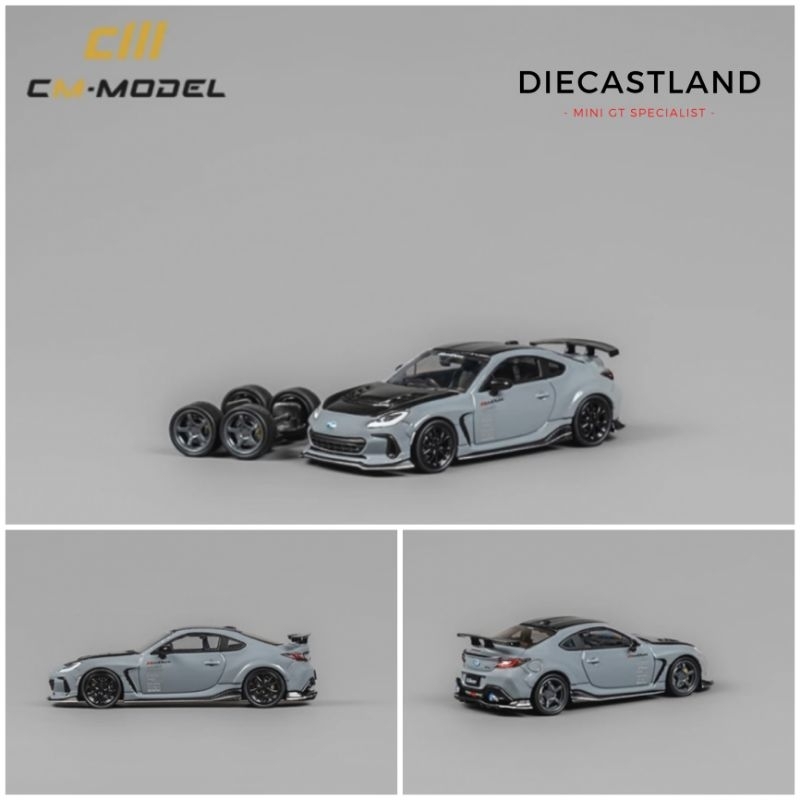 CM Models1/64 CM64-BRZ-04Subaru BRZ Varis BRZ ARISING-1 Gray  Miniscale Miniature Diecast Land