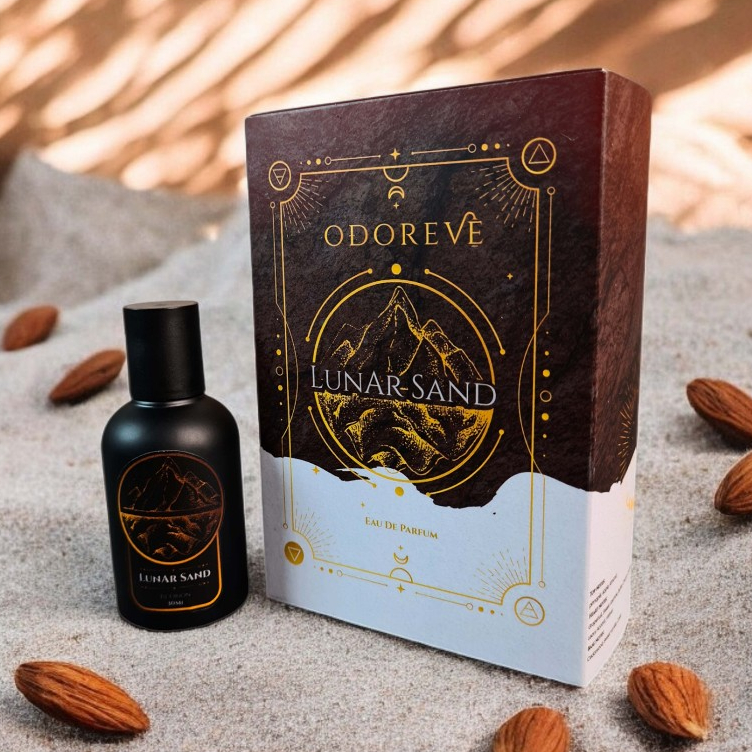 Lunar Sands Eau de Parfum – Sweet & Creamy, Fresh Smoky Almond with Woody Accents – 30ml