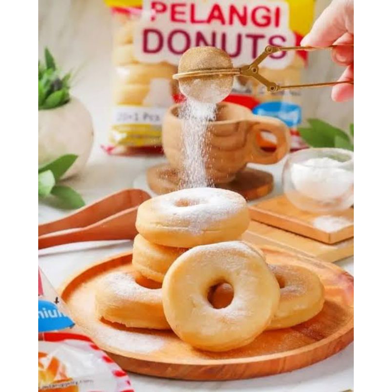 

pelangi donuts besar 10pcs + gula