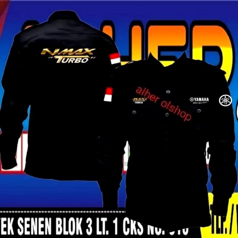 po sehari pendek dan panjang Kemeja Yamaha Maxi baju Yamaha Maxi seragam Yamaha Maxi Pdh Yamaha Maxi