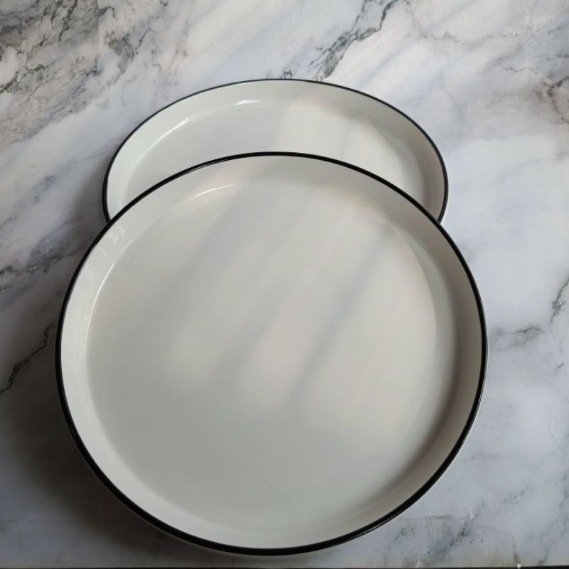 PIRING PIZZA KERAMIK 9 inch &10 inch