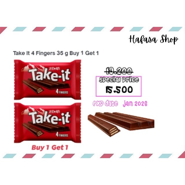 

DELFI TAKE IT 4 Fingers 35 g Buy 1 Get 1