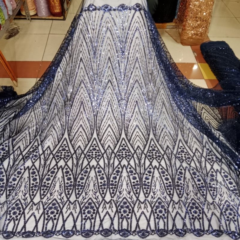 NEW BAHAN KAIN TILE PAYET/TILLE PAYET MOTIF