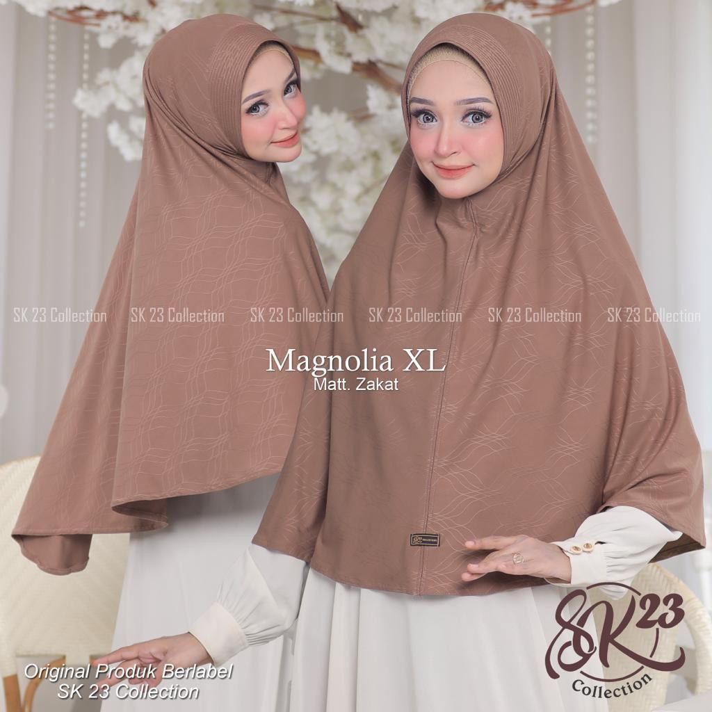 HIJAB INSTAN JUMBO PET MATT JERSEY ZAKAT BY SK 23 COLLECTION - MAGNOLIA