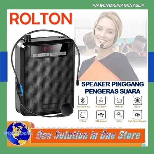 Speaker pinggang ceramah guru sekolah / waistband tour guide hanging / speaker pidato dan pengajian