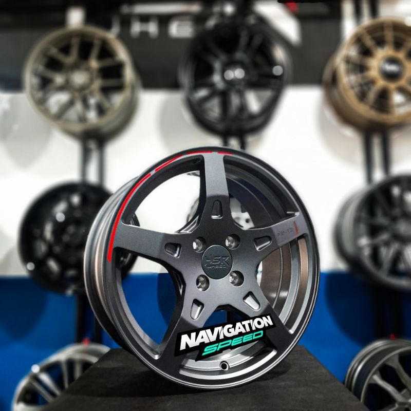 Pelak Velg Racing R16 HSR PENTE Buat Rocky Raize Jazz Yaris Vios Mobilio dll HSR PENTE RING 16