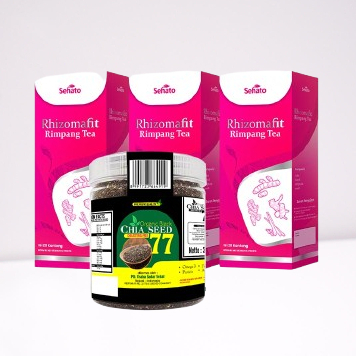 

Rhizoma Tea Rhizomafit + Biji Chia Black Chia Seed 77 PAKET TRIPLE