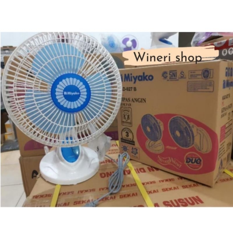 Miyako KAD-927 / Kipas angin Miyako / Desk Fan Miyako / Kipas angin meja / Kipas angin duduk