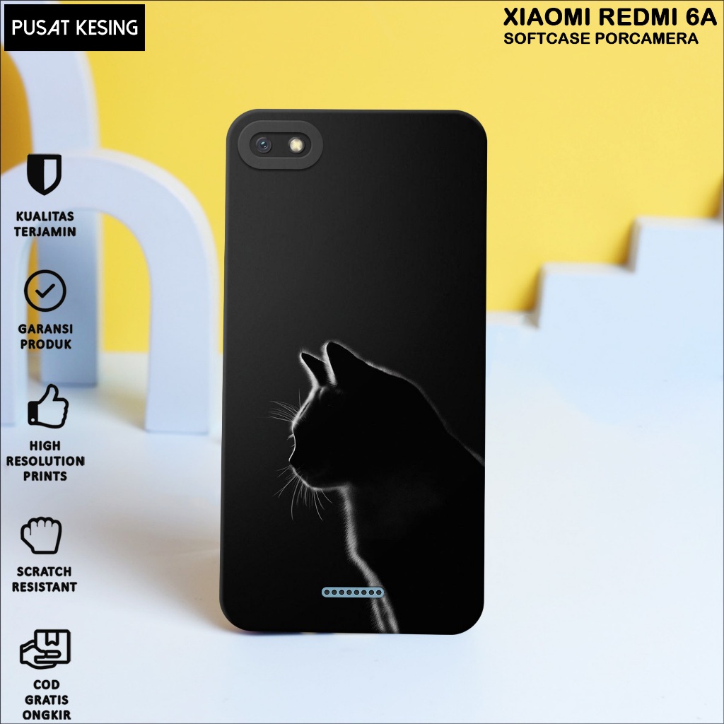 CASE XIAOMI REDMI 6A - Casing Hp Xiaomi Redmi 6A Motif KUCING - Case Hp Xiaomi Redmi 6A - Casing Hp 