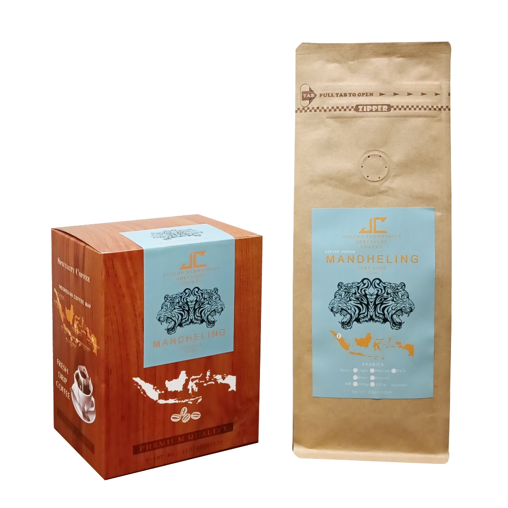 

Jazzou Coffe Arabika Mandheling Kopi Indonesia 100 Gram