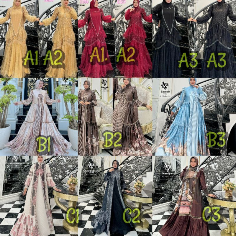 gamis syar'i premium aurakay
