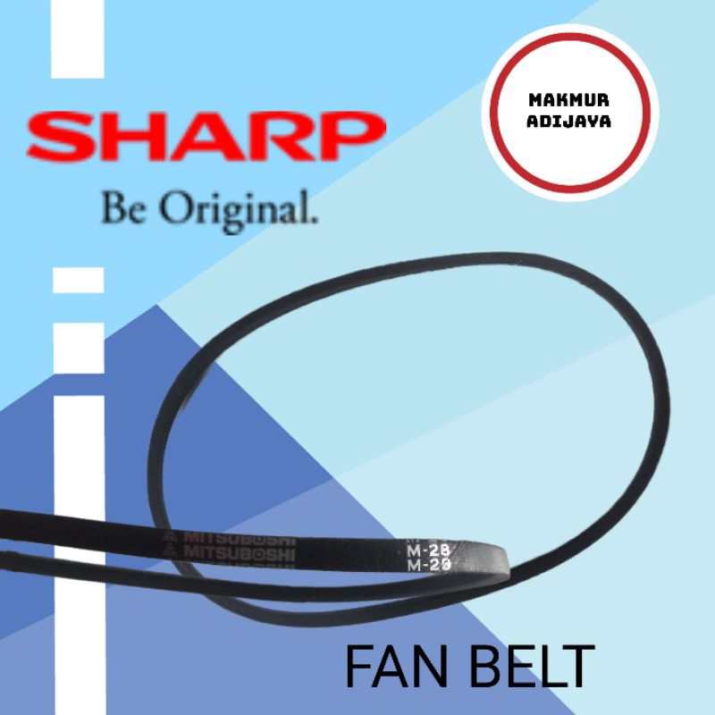 V-belt Fan belt mesin cuci sharp 2 tabung original 6kg-14kg