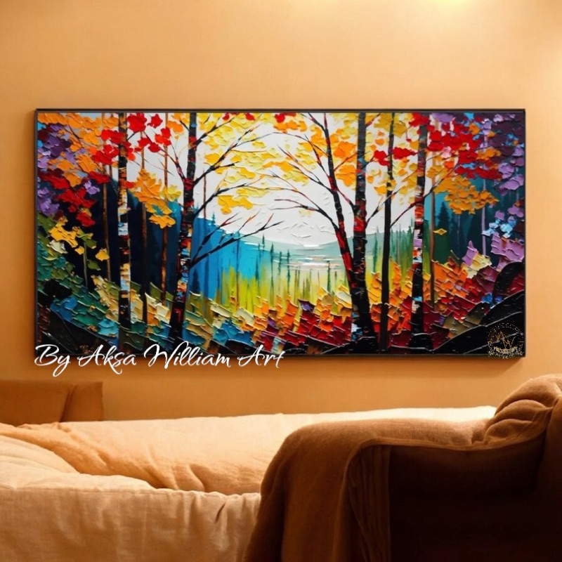

lukisan pemandangan aesthetic minimalis art