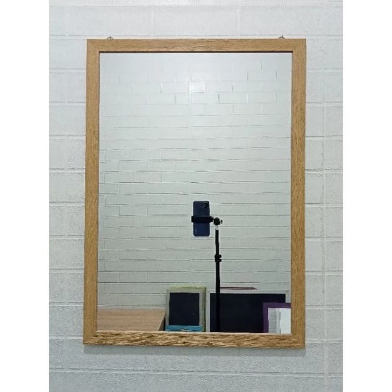 Cermin Dinding Gantung Persegi Cermin Salon 70 X 50