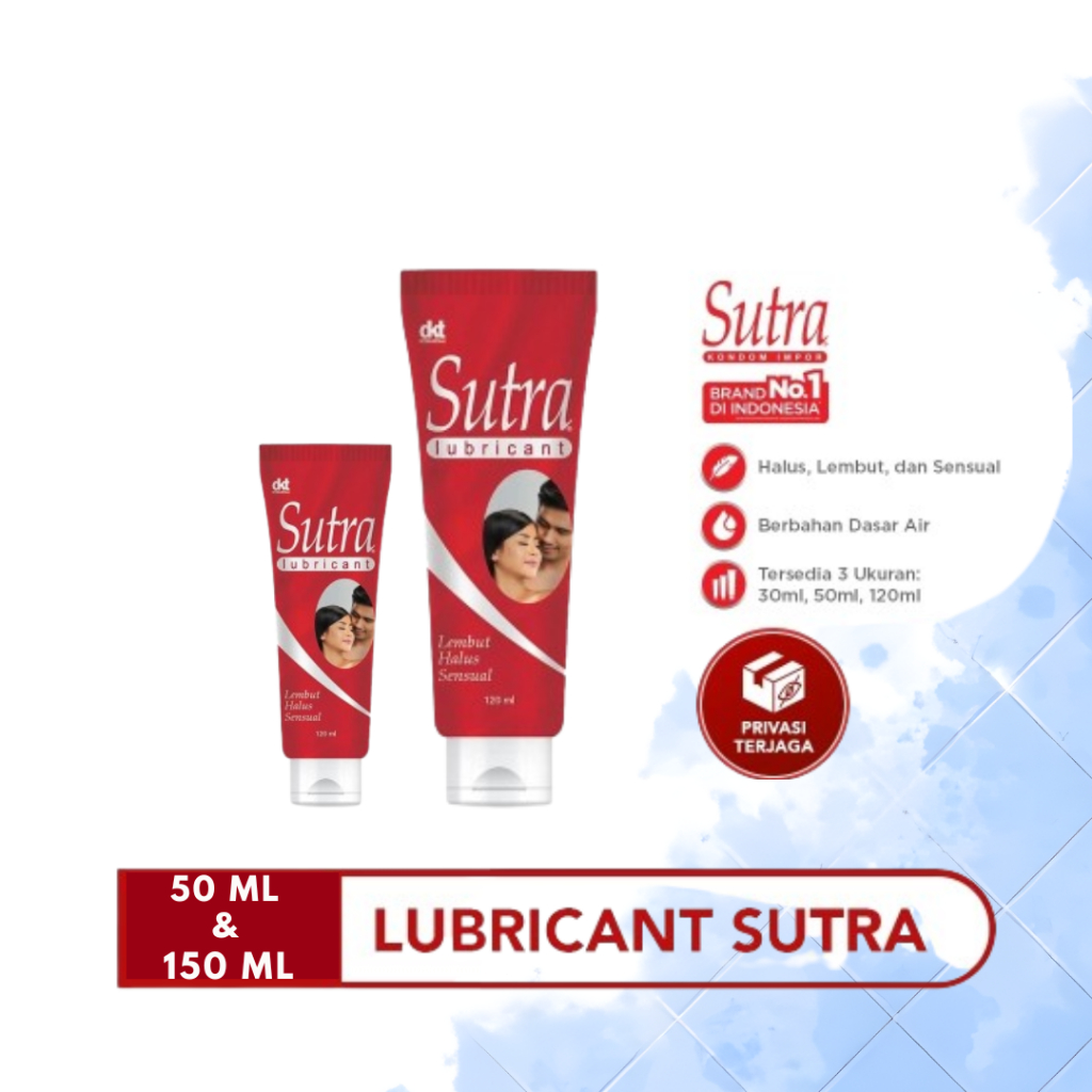 Tokofinaaaa Sutra Lubricant 30Ml & 50Ml Sutra Lubricant Gel Pelumas Sutra Lubrikan Sutra Pelicin