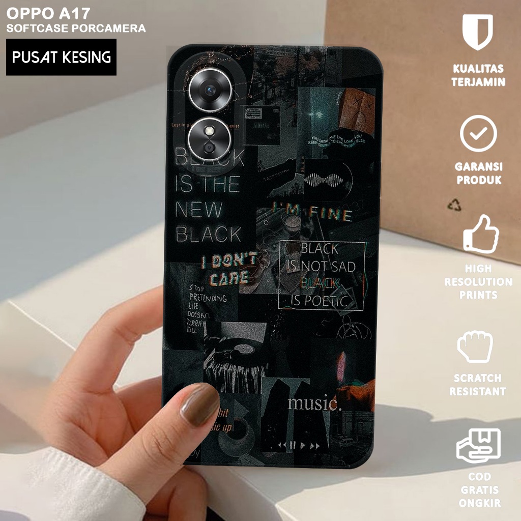 CASE OPPO A17 - Casing Hp Oppo A17 Motif AESTHETIC - Case Hp Oppo A17 - Casing Oppo A17 - Softcase H