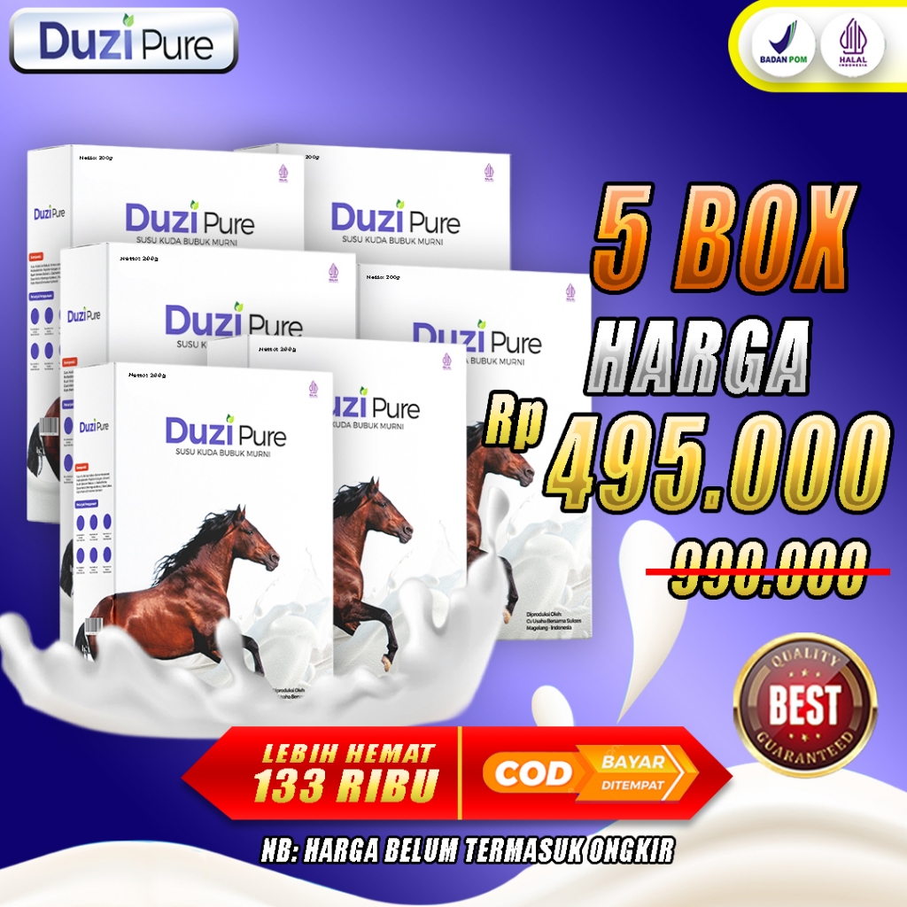 

Duzi Pure 5 Box - Membantu Mengatasi Asam Urat, Rematik Dan Nyeri Sendi Alami Tanpa Efek Samping