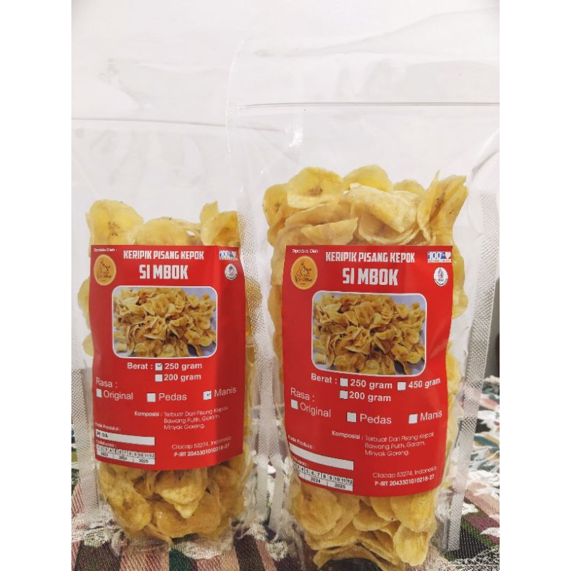 

Keripik Pisang Kepok Si Mbok