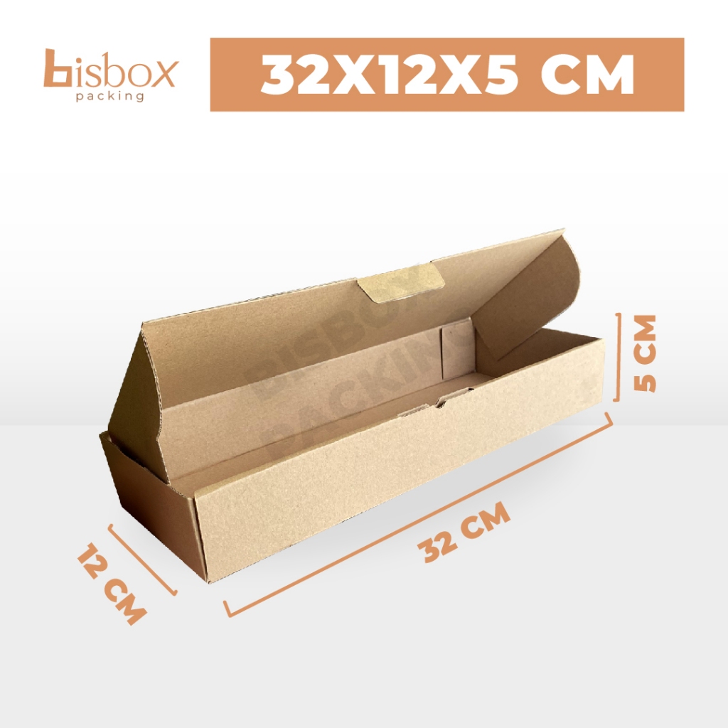 

Kardus Corrugated 32X12X5 CM | Die Cut | Kotak Karton | Box Packing