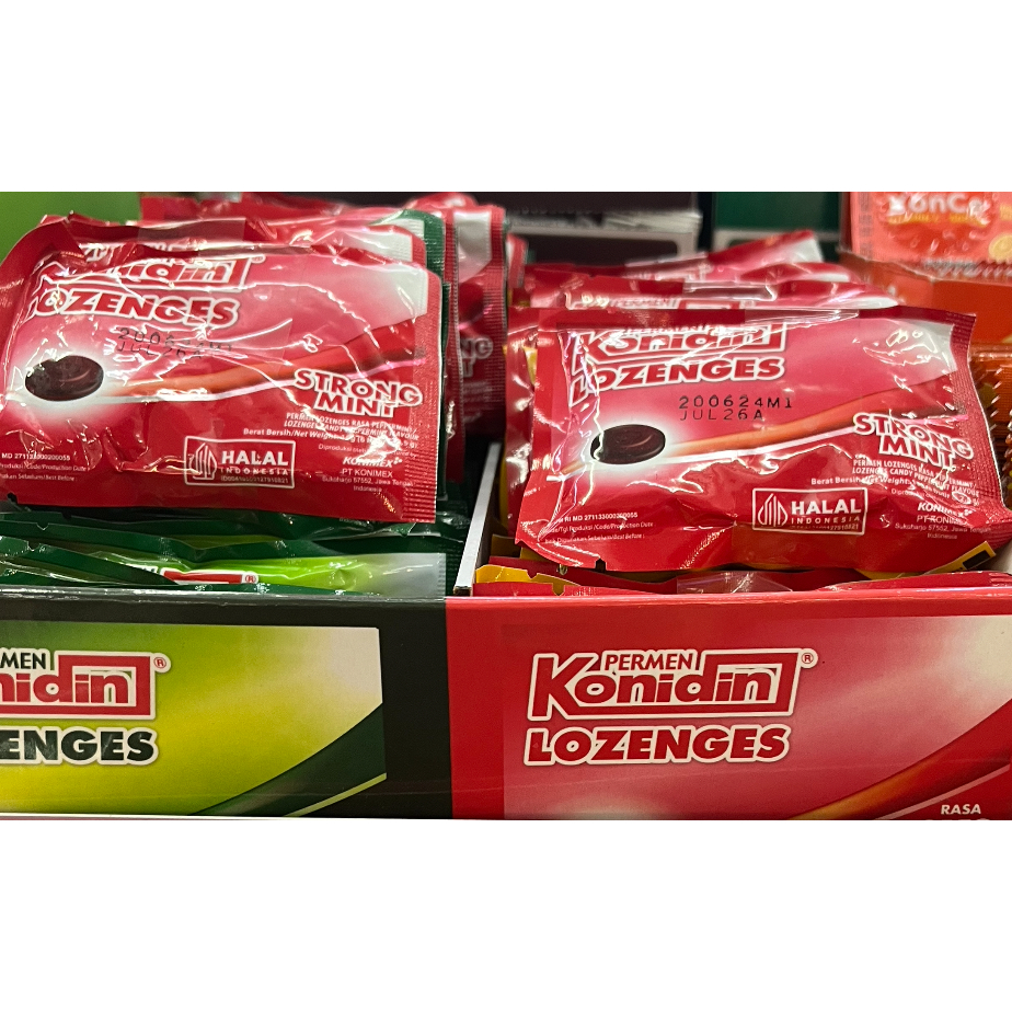 

Permen KONIDIN Lozenges Mint Sachet isi 6's - Strong Mint / Mint