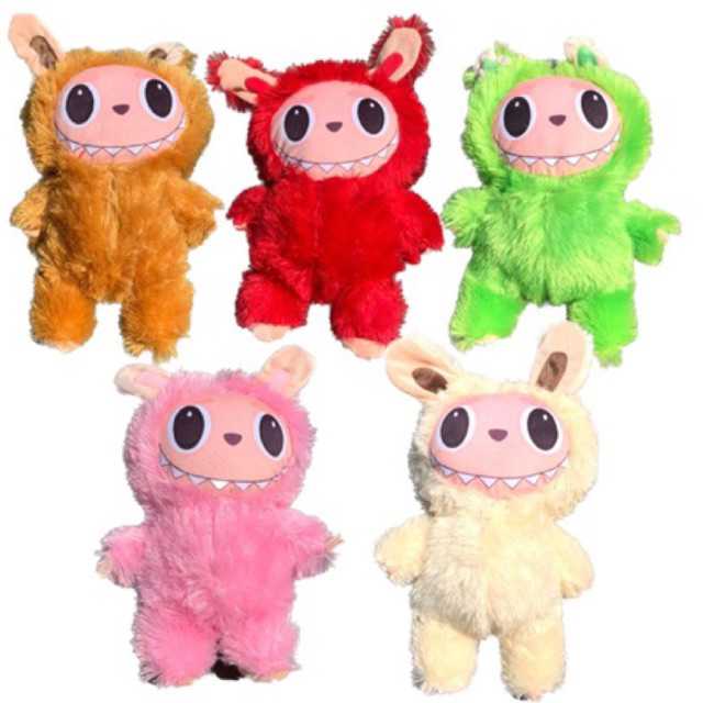 Boneka labubu jumbo/Mberot Bantengan/Boneka Mixue 30 CM