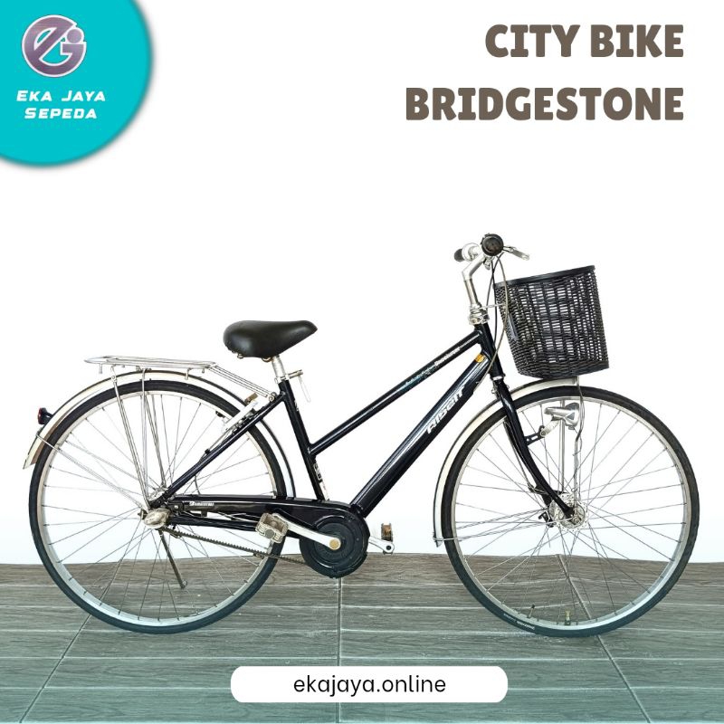 CTB City Bike Sepeda Kota Merk BRIDGESTONE Sepeda Antik Ukuran Dewasa [Second]